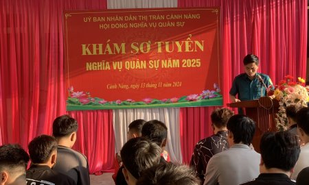 Khám sơ tuyển nghĩa vụ quân sự năm 2025