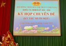 Kỳ họp thứ 11 HĐND thị trấn Cành Nàng khóa VI, nhiệm kỳ 2021-2026