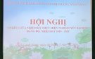 Hội nghị sơ kết giữa nhiệm kỳ thực hiện nghị quyết Đại hội Đảng bộ thị trấn Cành Nàng, nhiệm kỳ 2020 - 2025