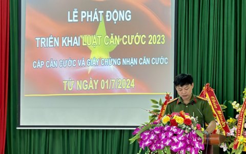 Lễ phát động triển khai Luật Căn cước năm 2023