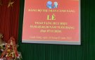 Lễ trao tặng Huy hiệu Đảng