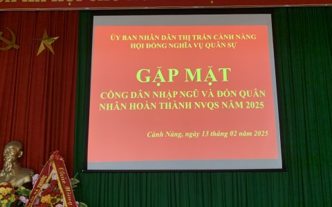 Công tác tuyển quân năm 2025